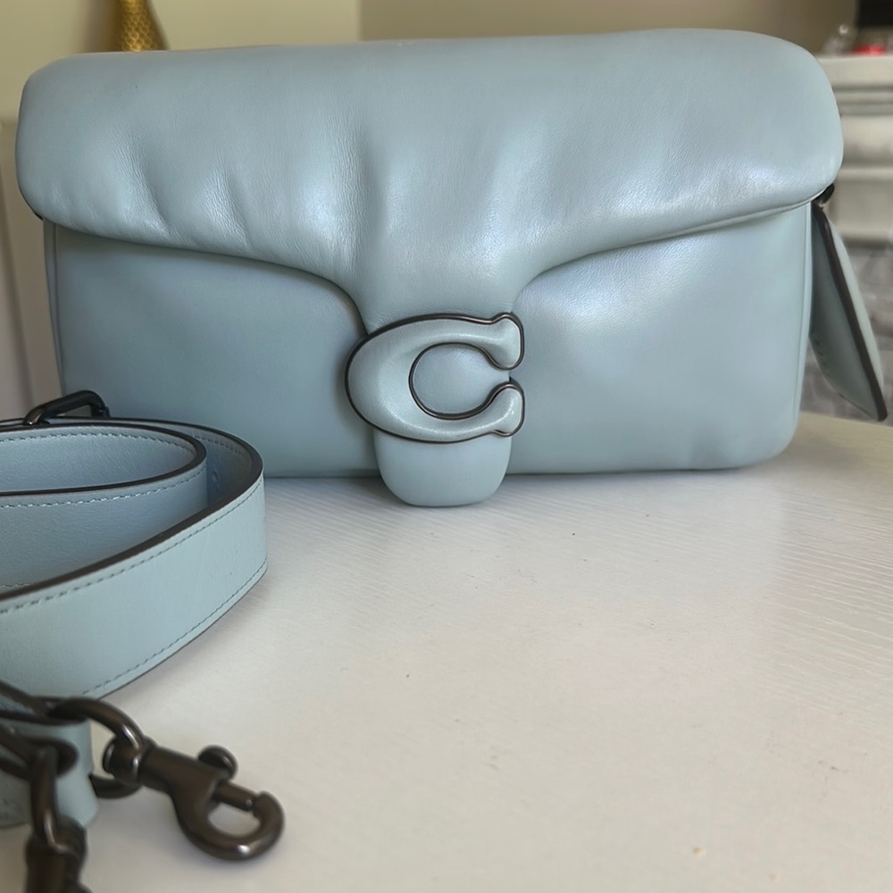 Coach Aqua Pillow Tabby 26